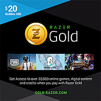 קוד בשווי Razer Gold 20 USD