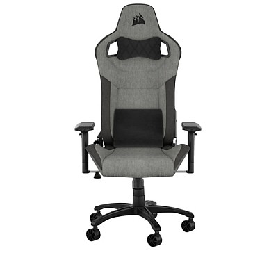 מושב גיימינג בד Corsair דגם T3 Rush צבע שחור אפור