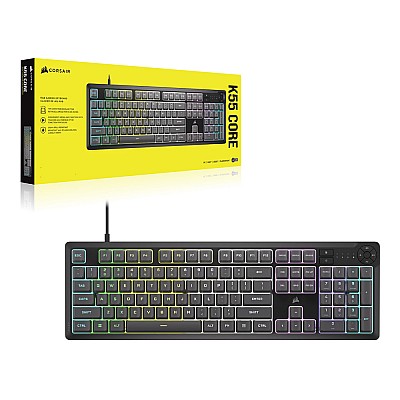 מקלדת גיימינג K55 Core RGB Corsair