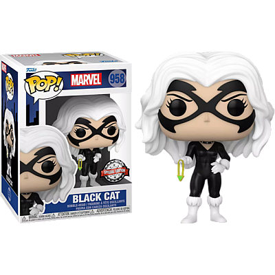 Funko Pop | בובת פופ: Marvel: Animated Spider-man - Black Cat Excslusive Funko Pop | בובת פופ: Marvel: Animated Spider-man - Black Cat Excslusive