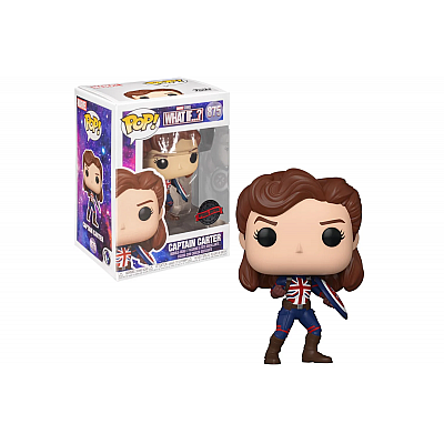 Funko Pop | בובת פופ: Marvel: What If? - Captain Carter (Exclusive) #875 Funko Pop | בובת פופ: Marvel: What If? - Captain Carter (Exclusive) #875