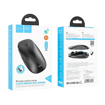 עכבר אלחוטי HOCO 2.4G DPI 1600 ART GM15 שחור