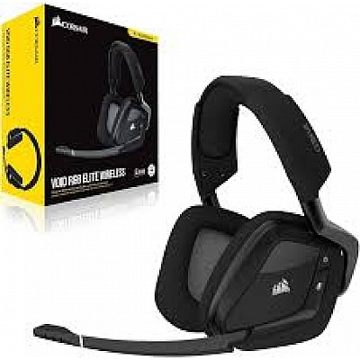 אוזניות לגיימרים Corsair VOID RGB ELITE Wireless Premium 7.1 Surround - צבע שחור