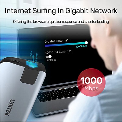 UNITEK uHUB P5+ – תחנת הרחבה 5-ב-1 ל-USB-C עם HDMI, רשת Gigabit ו-Power Delivery 100W (D1028A) UNITEK uHUB P5+ – תחנת הרחבה 5-ב-1 ל-USB-C עם HDMI, רשת Gigabit ו-Power Delivery 100W (D1028A)