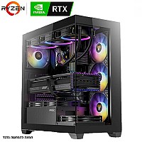 מחשב גיימינג Ryzen 5 7500F | RTX 5070 (12GB) | 32GB DDR5 | 1TB NVMe | B650M
