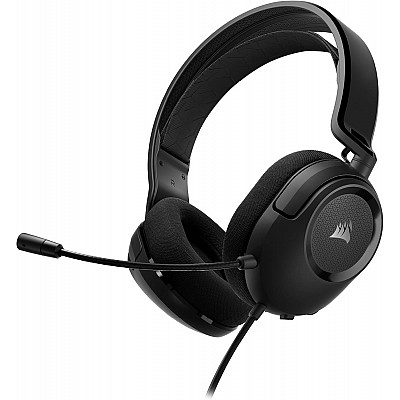 אוזניות גיימינג Corsair HS35 V2 Spark Carbon | תואמות כל פלטפורמה