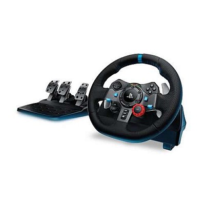 הגה מרוצים + דוושות Logitech G29 Driving Force לקונסולות PS4/PS5 ול-PC הגה מרוצים + דוושות Logitech G29 Driving Force לקונסולות PS4/PS5 ול-PC