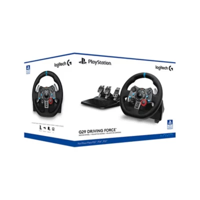 הגה מרוצים + דוושות Logitech G29 Driving Force לקונסולות PS4/PS5 ול-PC הגה מרוצים + דוושות Logitech G29 Driving Force לקונסולות PS4/PS5 ול-PC