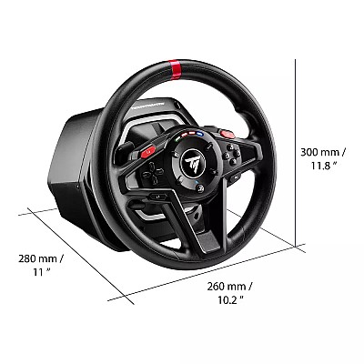 הגה מירוצים T128 Force Feedback PS4/5/PC Thrustmaster הגה מירוצים T128 Force Feedback PS4/5/PC Thrustmaster
