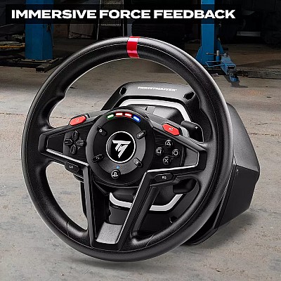 הגה מירוצים T128 Force Feedback PS4/5/PC Thrustmaster הגה מירוצים T128 Force Feedback PS4/5/PC Thrustmaster