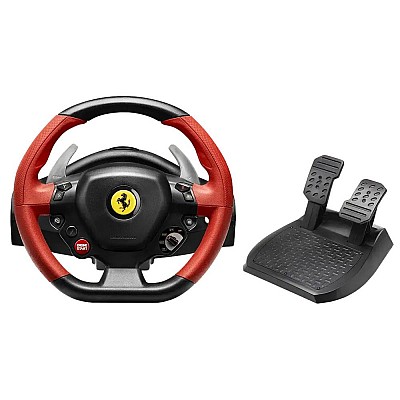 הגה מרוצים עם דוושות Thrustmaster Ferrari 458 Spider לקונסולות Xbox Series X|S,Xbox One הגה מרוצים עם דוושות Thrustmaster Ferrari 458 Spider לקונסולות Xbox Series X|S,Xbox One