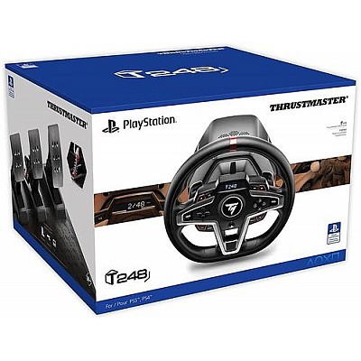 הגה מרוצים עם דוושות Thrustmaster T248P לקונסולות PS4|5 ו- PC הגה מרוצים עם דוושות Thrustmaster T248P לקונסולות PS4|5 ו- PC