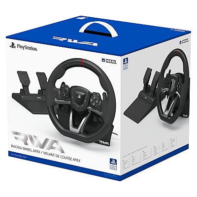 הגה מרוצים עם דוושות Hori Racing Wheel Apex לקונסולות PlayStation 5 הגה מרוצים עם דוושות Hori Racing Wheel Apex לקונסולות PlayStation 5