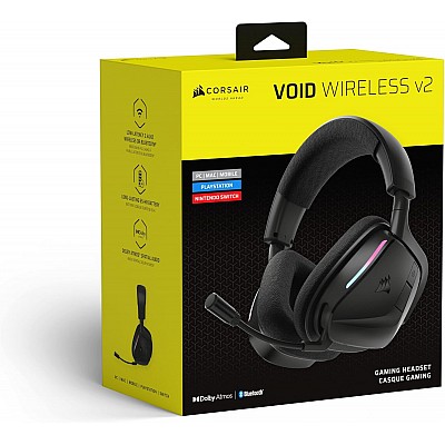 אוזניות גיימניג אלחוטיות Corsair Void v2