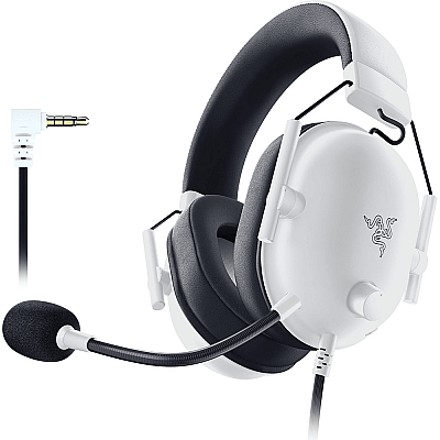 Razer BlackShark V2 X רייזר אוזניות גיימינג חוטיות (צבע לבן)