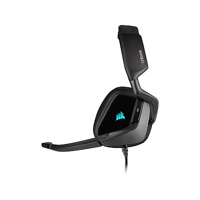 אוזניות לגיימרים Corsair VOID RGB ELITE Wireless Premium 7.1 Surround - צבע שחור אוזניות לגיימרים Corsair VOID RGB ELITE Wireless Premium 7.1 Surround - צבע שחור