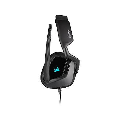 אוזניות לגיימרים Corsair VOID RGB ELITE Wireless Premium 7.1 Surround - צבע שחור אוזניות לגיימרים Corsair VOID RGB ELITE Wireless Premium 7.1 Surround - צבע שחור