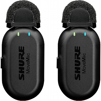 Shure MoveMic Two – זוג מיקרופוני דש אלחוטיים