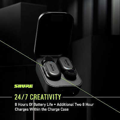 Shure MoveMic Two – זוג מיקרופוני דש אלחוטיים