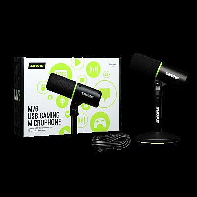 Shure MV6 – מיקרופון USB גיימינג מקצועי