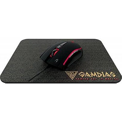 GAMDIAS ZEUS E2 + NYX E1 – חבילת עכבר גיימינג חוטי + משטח