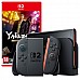 קונסולת משחק Nintendo Switch 2 256GB – אדום/כחול ומשחק Yakuza 0 Director’s Cut Edition | יבואן רשמי