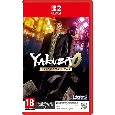 קונסולת משחק Nintendo Switch 2 256GB – אדום/כחול ומשחק Yakuza 0 Director’s Cut Edition | יבואן רשמי
