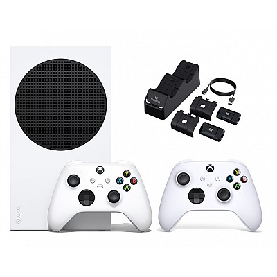 Xbox Series S 512GB Digital Edition + שלט נוסף + מטען זוגי Xbox Series S 512GB Digital Edition + שלט נוסף + מטען זוגי