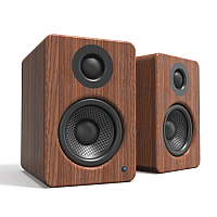 KANTO YU2 אגוז – זוג רמקולים מוגברים שולחניים עם DAC USB | Playstore