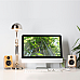 KANTO YU2 במבוק – זוג רמקולים מוגברים שולחניים עם DAC USB | Playstore