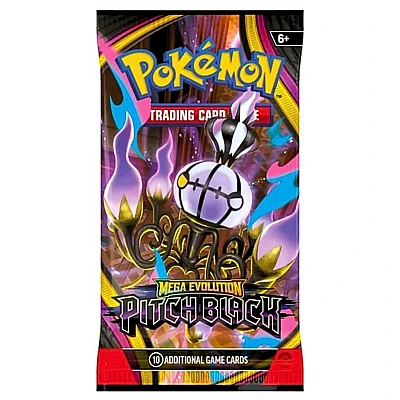 חבילת בוסטר Pokémon TCG Mega Evolution - Pitch Black Booster Pack