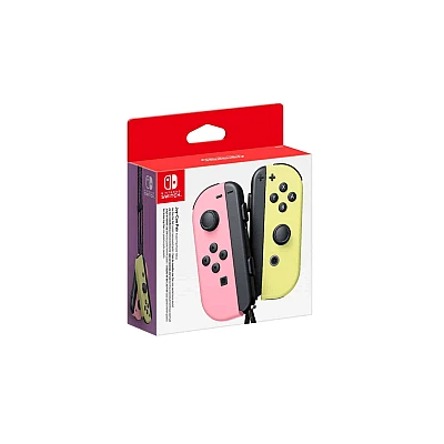 Nintendo Switch Joy-Con Pastel Pink / Pastel Yellow – זוג בקרים רשמיים לנינטנדו סוויץ’