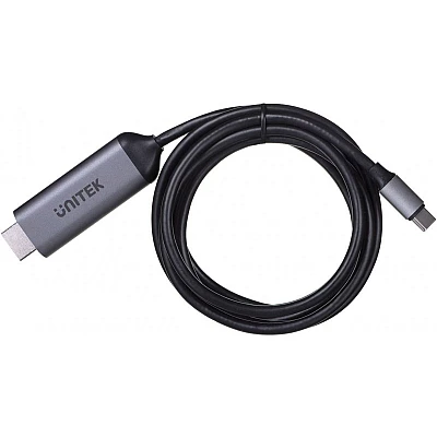 Unitek | כבל 1.8m מתאם USB-C ל- HDMI 8K דגם V1423B Unitek | כבל 1.8m מתאם USB-C ל- HDMI 8K דגם V1423B