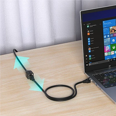 כבל הרחבה רשת Unitek C1896BK – Cat-6 STP RJ45