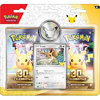 Pokémon TCG | 30th Celebration 2-Pack Blister + Eevee Promo – אנגלית