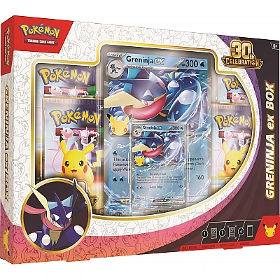 Pokémon TCG | 30th Celebration Greninja ex Box – אנגלית Pokémon TCG | 30th Celebration Greninja ex Box – אנגלית