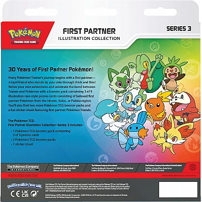 מארז Pokémon TCG First Partner Illustration Collection - Series 3