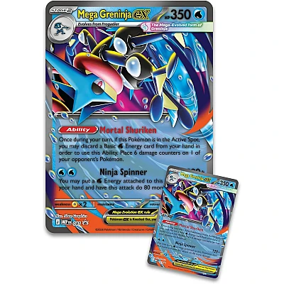 מארז Pokémon TCG Mega Greninja ex Premium Collection