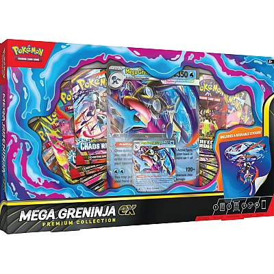 מארז Pokémon TCG Mega Greninja ex Premium Collection