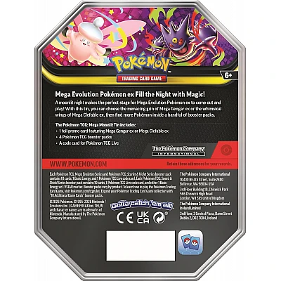 קופסת Pokémon TCG Mega Moonlit Tin