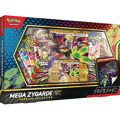 מארז Pokémon TCG Mega Zygarde ex Premium Collection מארז Pokémon TCG Mega Zygarde ex Premium Collection