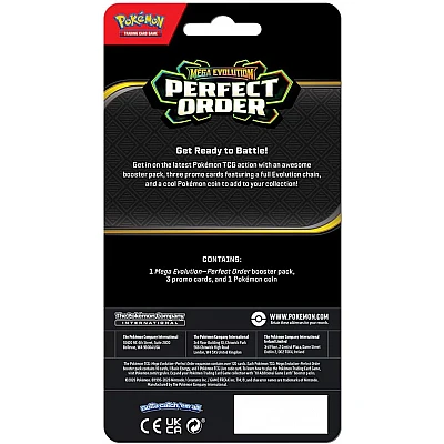 מארז Pokémon TCG Mega Evolution - Perfect Order Premium Checklane