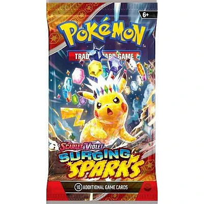 חבילת בוסטר Pokémon TCG Scarlet & Violet - Surging Sparks Booster Pack