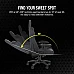 מושב גיימינג בד Corsair צבע שחור אפור דגם TC100 מושב גיימינג בד Corsair צבע שחור אפור דגם TC100