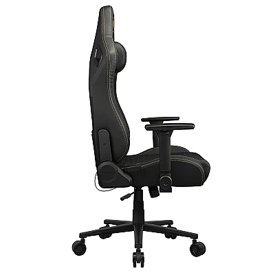 מושב גיימינג Cougar דגם Defensor Gold בצבע שחור וזהב