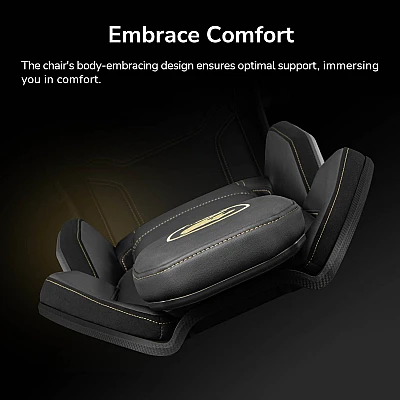 מושב גיימינג Cougar דגם Hotrod Royal בצבע שחור וזהב מושב גיימינג Cougar דגם Hotrod Royal בצבע שחור וזהב