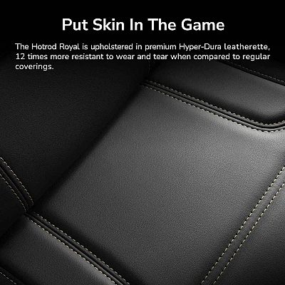 מושב גיימינג Cougar דגם Hotrod Royal בצבע שחור וזהב מושב גיימינג Cougar דגם Hotrod Royal בצבע שחור וזהב