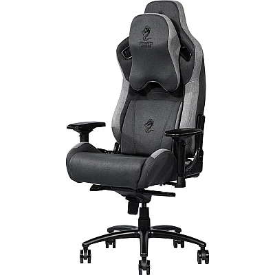 כיסא גיימרים בד Dragon דגם GT DLX צבע שחור אפור
