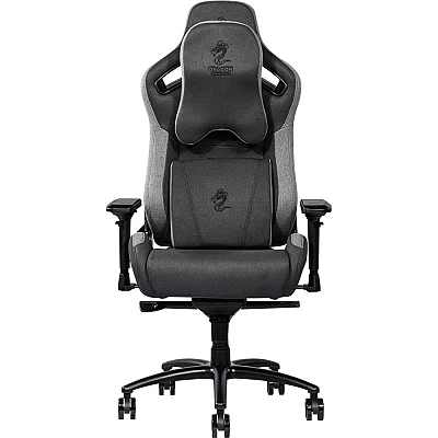 כיסא גיימרים בד Dragon דגם GT DLX צבע שחור אפור