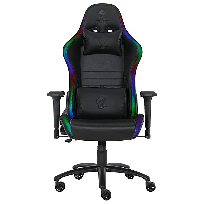 כיסא לגיימרים Dragon Space Plus RGB - צבע שחור אפור כיסא לגיימרים Dragon Space Plus RGB - צבע שחור אפור